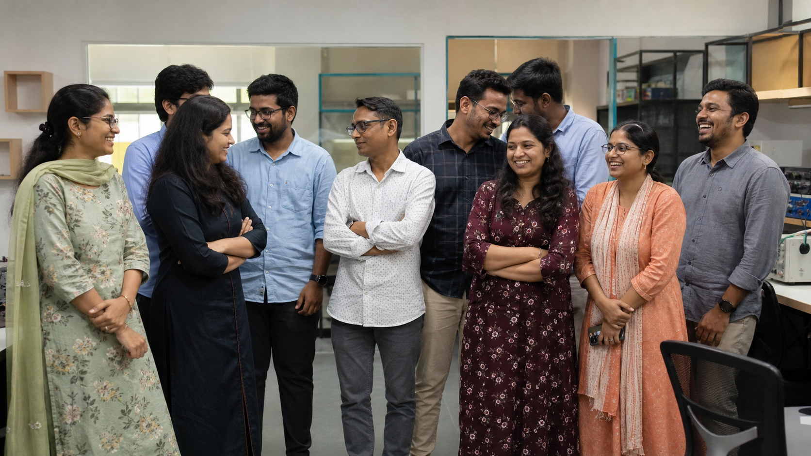 SRM Designs engineering team, ECIL Hyderabad
